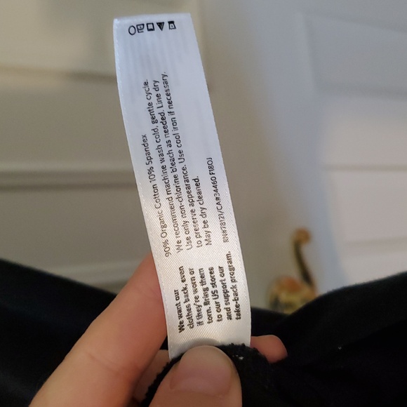 Eileen Fisher Ballet Neck Cap Sleeve Classic Black Women's Dress, S - Picture 3 of 4